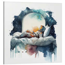 Magnettafel Sleeping Astronaut