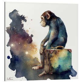 Tableau en aluminium Mondy Monkey