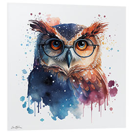 Foam board print Smart Owl