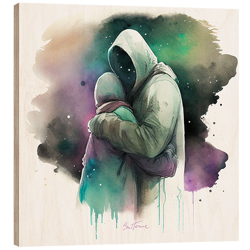 Hout print Stranger