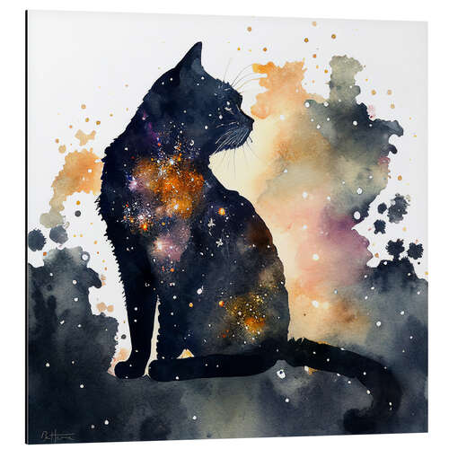 Tableau en aluminium Cat in the Sky