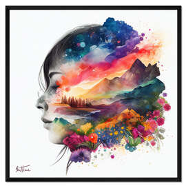 Gerahmter Kunstdruck Dreaming About Nature