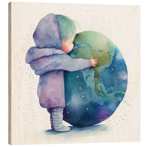 Obraz na drewnie Earth Child
