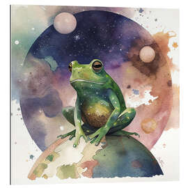 Tableau en plexi-alu Space Frog