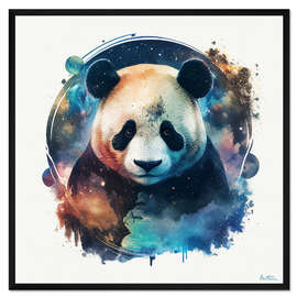 Gerahmter Kunstdruck Space Panda