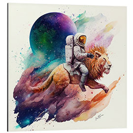 Aluminium print Cosmic Ride