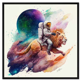 Gerahmter Kunstdruck Cosmic Ride