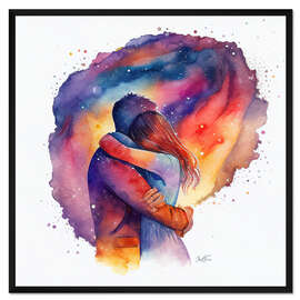 Gerahmter Kunstdruck Lovers