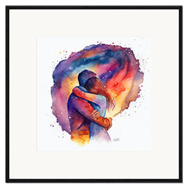 Framed art print Lovers