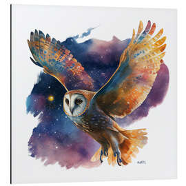 Tableau en aluminium Owl Flight