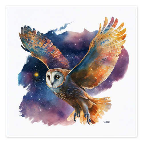 Poster Owl Flight