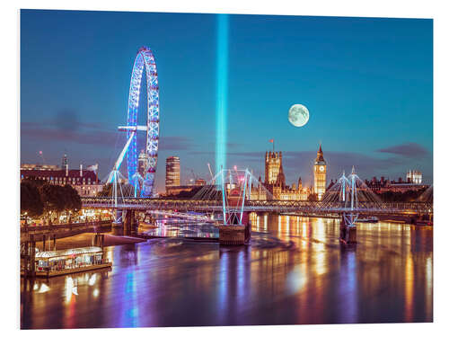 Tableau en PVC London Skyline