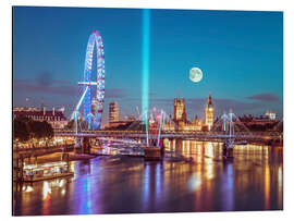 Magnettafel Londoner Skyline