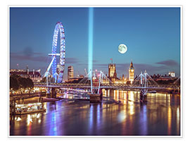 Poster  Londoner Skyline - Assaf Frank