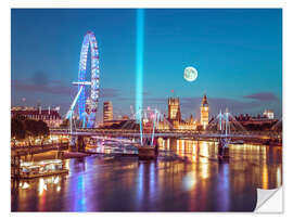 Vinilo para la pared London Skyline