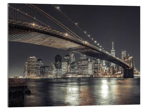 Gallery Print New York bei Nacht