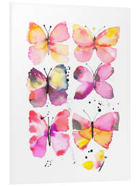 Foam board print Magic Butterflies