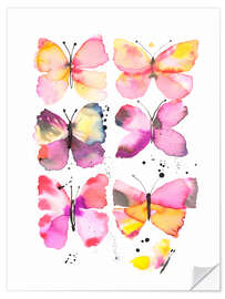 Sticker mural Magic Butterflies