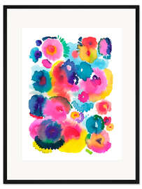 Gerahmter Kunstdruck Flower Power