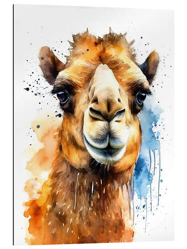 Gallery print Pretty Watercolor Camel