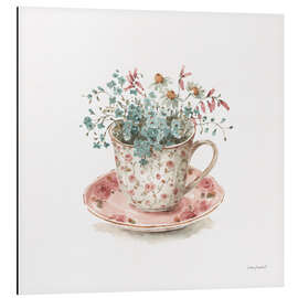 Magnettafel Teetasse mit Kräutern