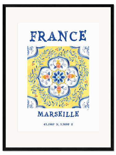 Framed art print Marseille, France