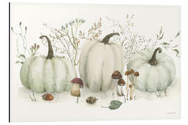 Magnettafel Kürbisse und Pilze