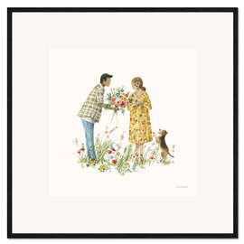 Framed art print Flowers For You