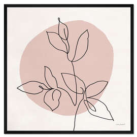 Gerahmter Kunstdruck Simple Leaves