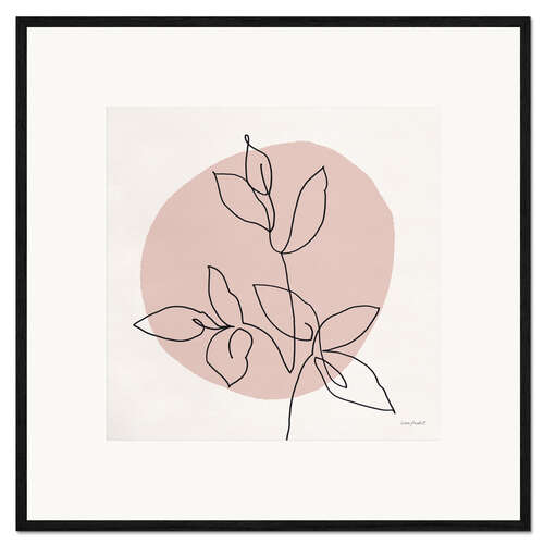 Framed art print Simple Leaves