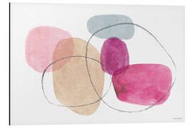 Magnettafel Pink Pebbles