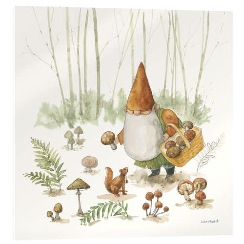 Cuadro de metacrilato Garden Gnome in The Mushroom Forest