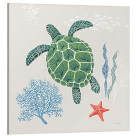 Magnettafel Turtle - Free As The Ocean