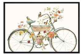 Gerahmter Kunstdruck Bike - Blessed by Nature