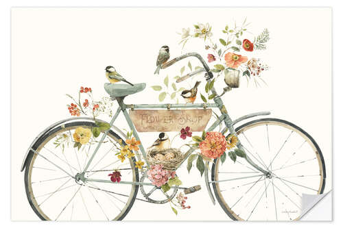 Selvklebende plakat Bike - Blessed by Nature