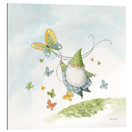 Galleritryk Garden Gnome With Butterfly Kite