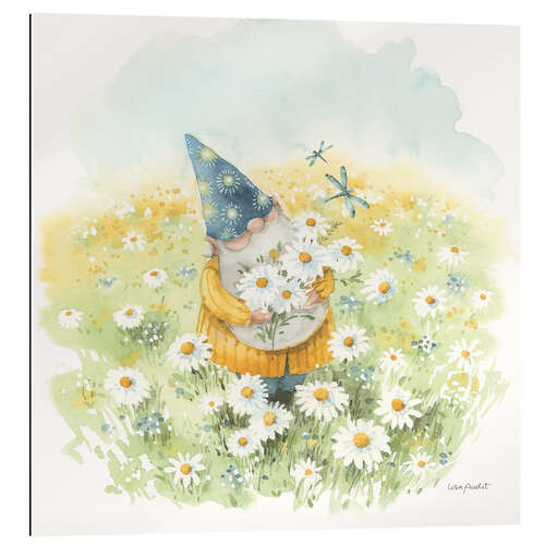 Gallery print Garden Gnome & Daisies