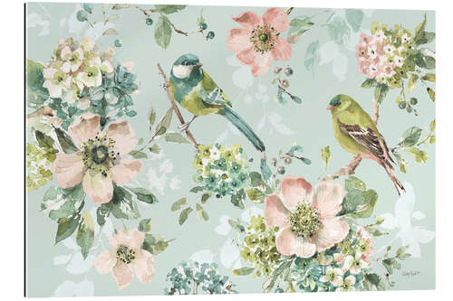 Gallery print Flowering branches with birds