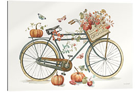 Gallery print Bike decorated for autumn