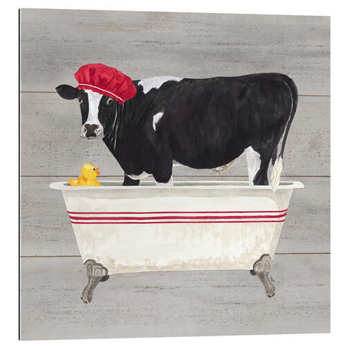 Gallery print Cow in the bath