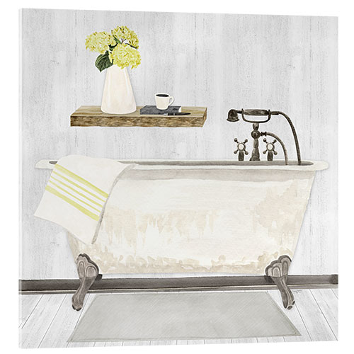 Acrylic print Farmhouse Bath