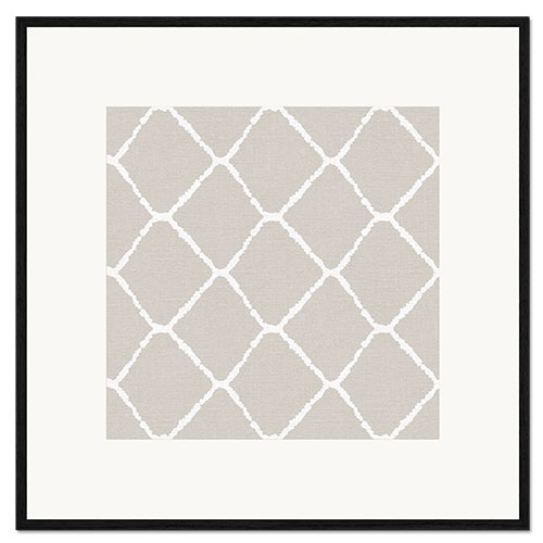 Plakat artystyczny premium w ramie Warm Grey