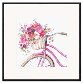 Innrammet kunsttrykk Spring Cycling