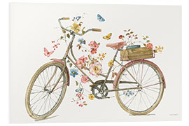 Foam board print Bike Decorated for Spring