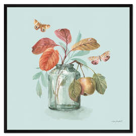 Gerahmter Kunstdruck Herbst in der Natur I