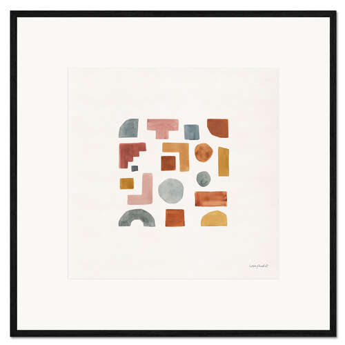 Framed art print Shapes and Forms II