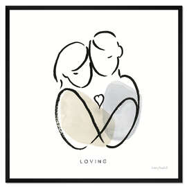 Gerahmter Kunstdruck Lines of Life II