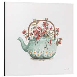 Aluminium print Teapot With Herbs