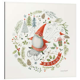 Magnettafel Weihnachtszwerg II