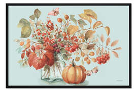 Gerahmter Kunstdruck Herbst in der Natur II